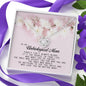 To My Unbiological Mom Gift, Love Knot Necklace