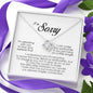 I'm Sorry Gift For Her, Love Knot Necklace