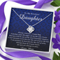 Love Knot Necklace | To My Beautiful Daughter
