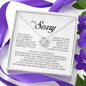 I'm Sorry Gift For Her, Love Knot Necklace