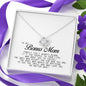 To my Bonus Mom Gift, Love Knot Necklace