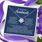 To My Beautiful Soulmate, Love Knot Necklace