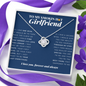Love Knot Necklace | To My Smokin Hot Girlfriend | Girlfriend Gift | Girlfriend Jewelry | Anniversary Gift For Girlfriend | Best Christmas Gift Idea
