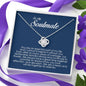 To My Soulmate, Love Knot Necklace