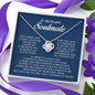 To My Beautiful Soulmate, Love Knot Necklace