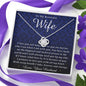 Love Knot Necklace | To My Beautiful Wife