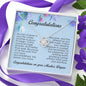 CongratualtionS on Your Master's Degree, Love Knot Necklace