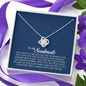 To My Soulmate, Love Knot Necklace