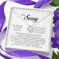 I'm Sorry Gift For Her, Love Knot Necklace