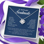 To My Beautiful Soulmate, Love Knot Necklace
