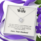 Love Knot Necklace | To My Wife