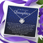 Love Knot Necklace | To My Beautiful Daughter