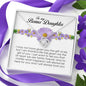 To My Bonus Daughter, Love Knot Necklace