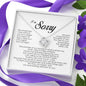 I'm Sorry Gift For Her, Love Knot Necklace