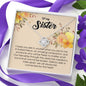 To My Sister, Love Knot Necklace