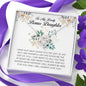 To My Lovely Bonus Daughter, Love Knot Necklace
