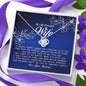 To My Beautiful Wife, Love Knot Necklace