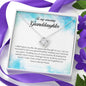 To My Amazing Granddaughter, Love Knot Necklace
