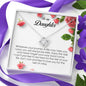To My Daughter, Love Knot Necklace