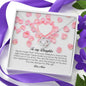 To My Daughter, Love Knot Necklace