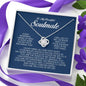 To My Beautiful Soulmate, Love Knot Necklace