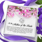 To the Mother of the Bride, Love Knot Necklace