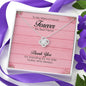 To My Maid of Honor, Love Knot Necklace