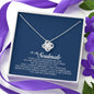 To My Soulmate, Love Knot Necklace