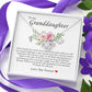 To My Granddaughter, Love Knot Necklace