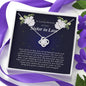 Love Knot Necklace, In Loving Memory of Your Sister In Law