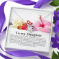 To My Daughter, Love Knot Necklace