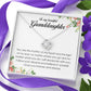 To My Beautiful Granddaughter, Love Knot Necklace