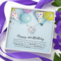 Happy 16th Birthday, Love Knot Necklace