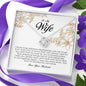 To My Wife, Love Knot Necklace