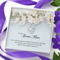 To my Bonus Mom Gift, Love Knot Necklace