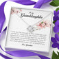 To My Granddaughter, Love Knot Necklace