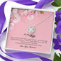 To My Wife, Love Knot Necklace