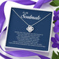 To My Soulmate, Love Knot Necklace
