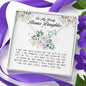 To My Lovely Bonus Daughter, Love Knot Necklace