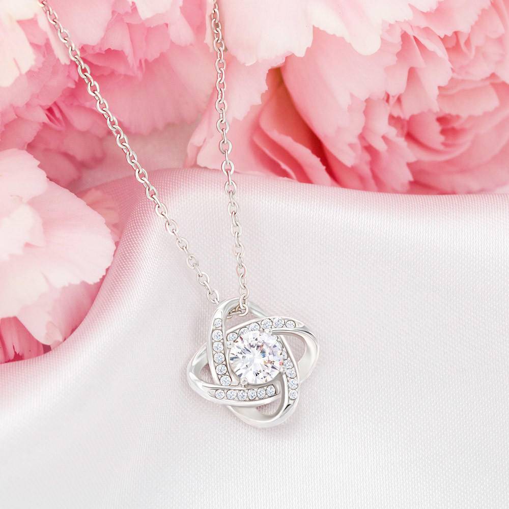 Love Knot Necklace, Godmother and Godson Gift