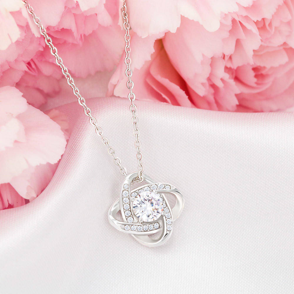 Love Knot Necklace, Mother of the Groom Gift