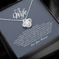 To My Wife, Love Knot Necklace