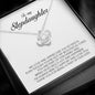 To My Stepdaughter Gift, Love Knot Necklace