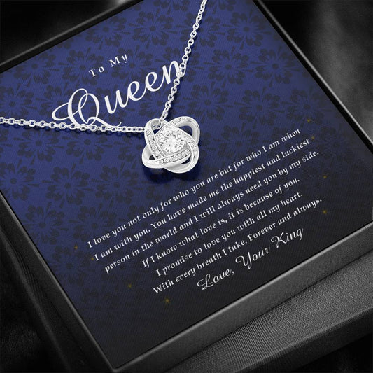 Love Knot Necklace, To My Queen