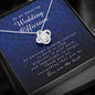 Love Knot Necklace, Wedding Officiant Gift, Appreciation Gift, Thank You Gift, Best Gift Idea, Jewelry Card for Her