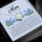 To My Dearest Mom on My Wedding Day, Love Knot Necklace