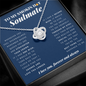 Love Knot Necklace | To My Smokin Hot Soulmate