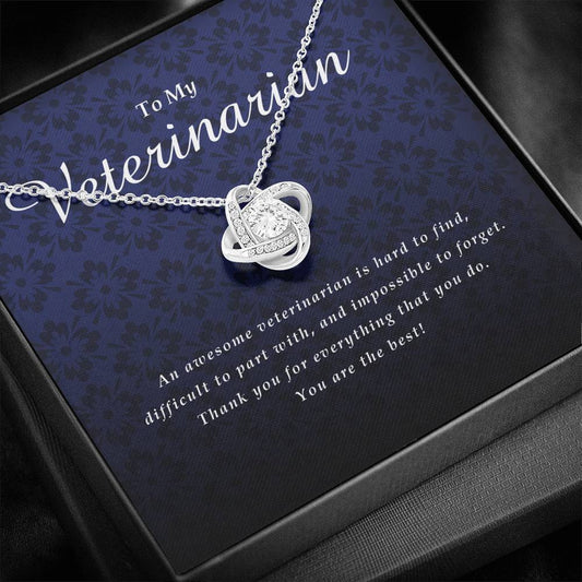 Love Knot Necklace | To My Veterinarian