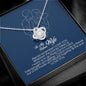 To My Future Wife, Love Knot Necklace