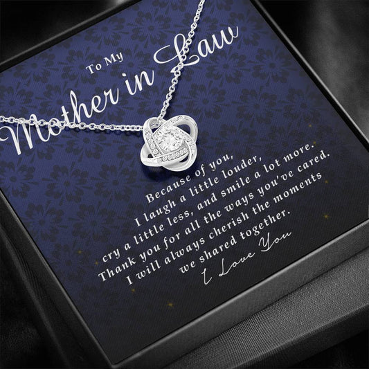 Love Knot Necklace, To My Mother In Law